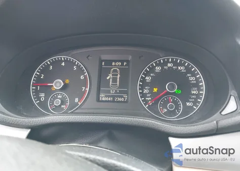 2012 Volkswagen Passat 2.5L Se z USA, uszkodzony, nr VIN 1VWBP7A37CC095307